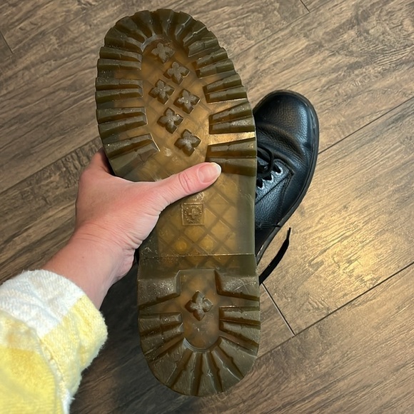 Dr Martens Black Low Lace Up Boots Size 11 - Picture 5 of 10